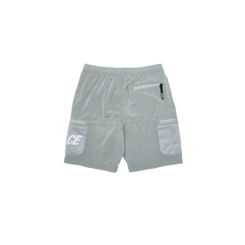 MESH POCKET SHELL SHORTS GREY