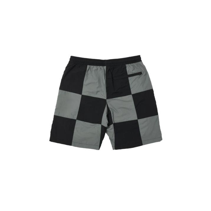 STITCH UP SHELL SHORTS BLACK / CHARCOAL