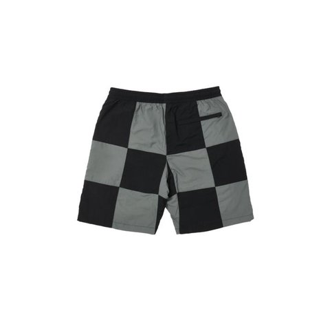 STITCH UP SHELL SHORTS BLACK / CHARCOAL