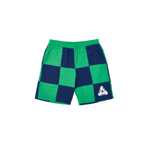 STITCH UP SHELL SHORTS GREEN / BLUE