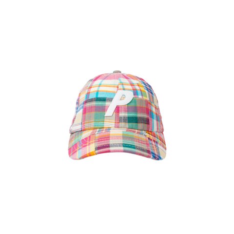 Palace CHECK P 6-PANEL PINK MADRAS - Colorway