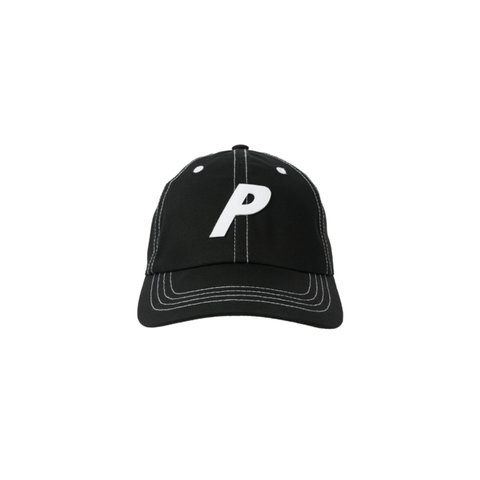 Palace POPLIN P 6-PANEL BLACK - Colorway
