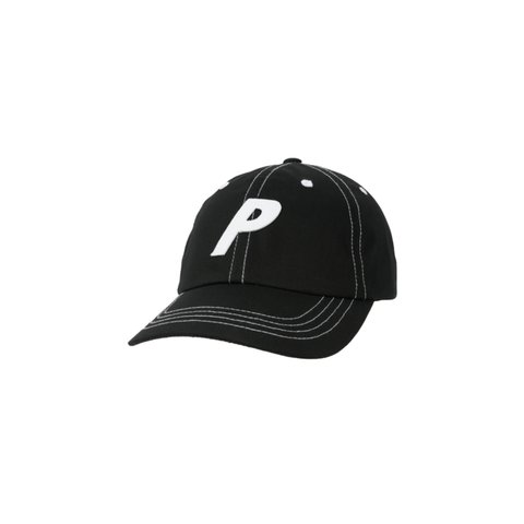 Palace POPLIN P 6-PANEL BLACK - Colorway