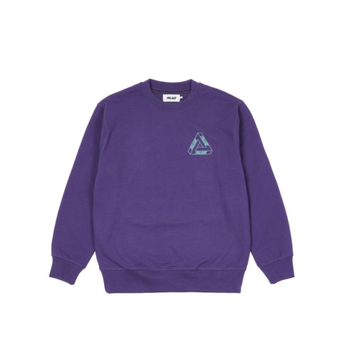 Palace OUTLINER MIT DESIGNER CREW PURPLE - Colorway