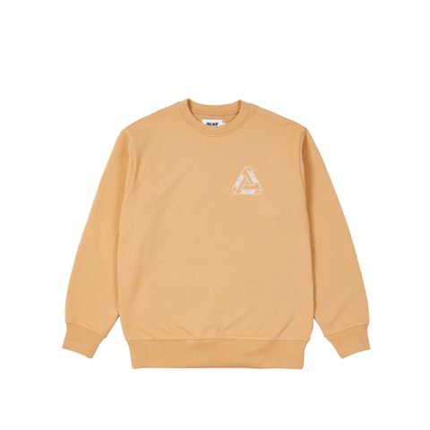Palace OUTLINER MIT DESIGNER CREW SAND - Colorway