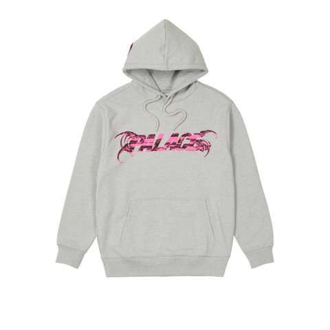 Palace TRI-ME HOOD GREY MARL - Colorway