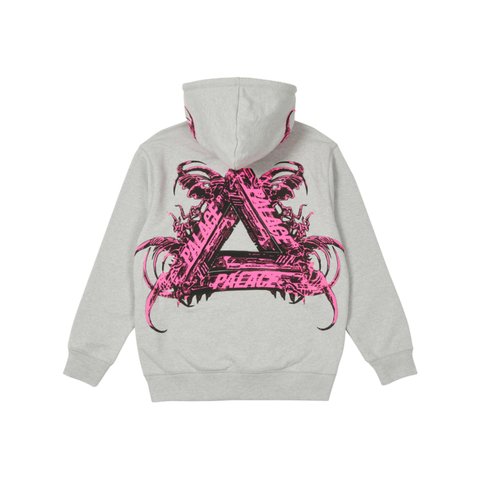 Palace TRI-ME HOOD GREY MARL - Colorway