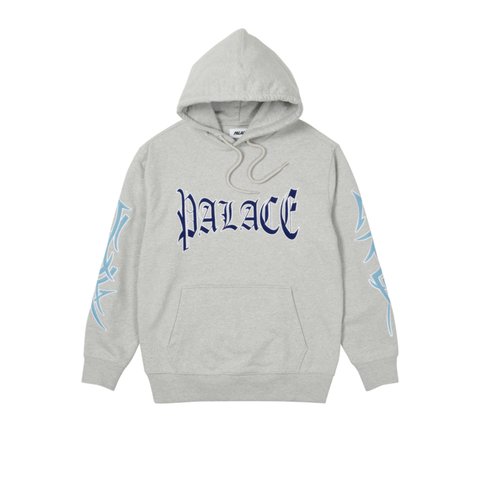 Palace LABYRINTH HOOD GREY MARL - Colorway