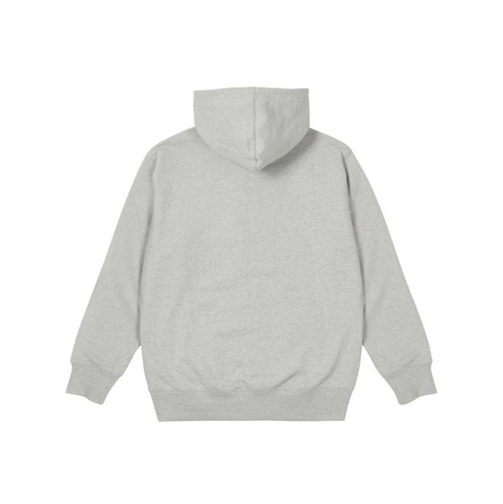 HIPPY SALUTE ZIP HOOD GREY MARL
