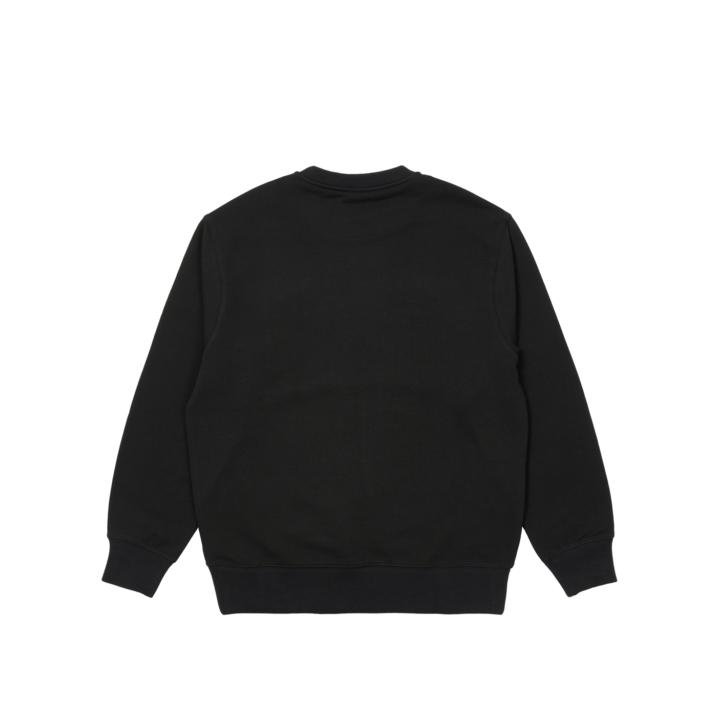 BASICS LOGO CREW BLACK