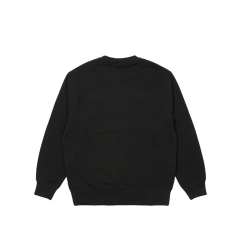 BASICS LOGO CREW BLACK