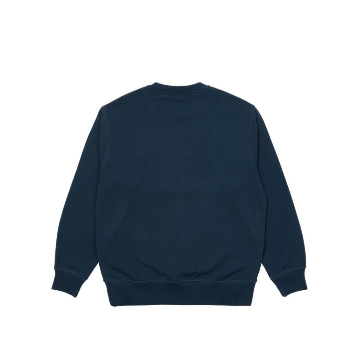 BASICS LOGO CREW NAVY