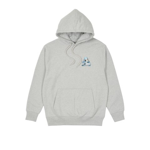 TRI-CHROME HOOD GREY MARL