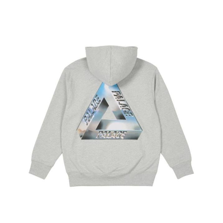 TRI-CHROME HOOD GREY MARL