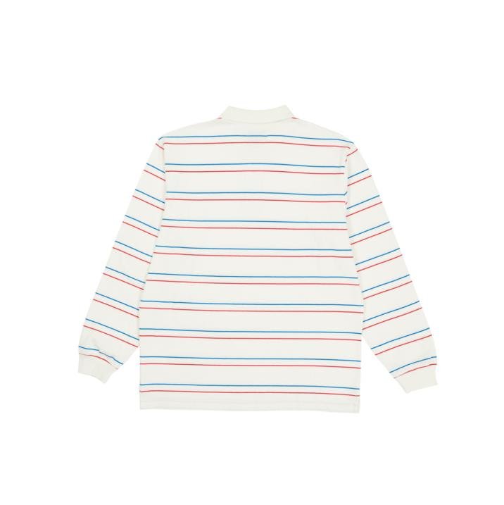 UNDERLINE LONGSLEEVE POLO WHITE