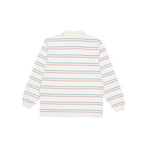 UNDERLINE LONGSLEEVE POLO WHITE