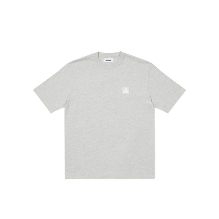 SQUARE PATCH T-SHIRT GREY MARL