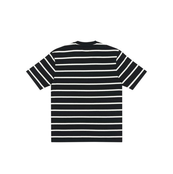 HEALTHILY STRIPE T-SHIRT BLACK / WHITE