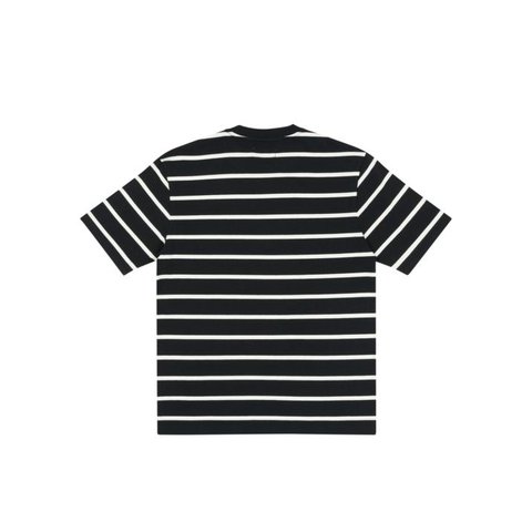 HEALTHILY STRIPE T-SHIRT BLACK / WHITE