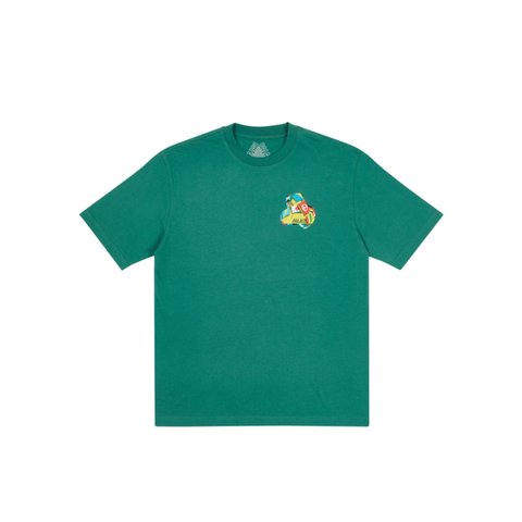 Palace TRI-FLAG T-SHIRT GREEN - Colorway