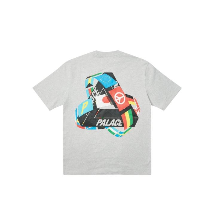 TRI-FLAG T-SHIRT GREY MARL