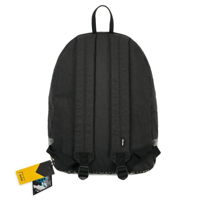 PALACE X-PAC COTTON CANVAS BACKPACK BLACK