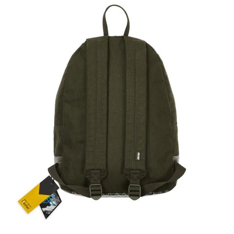 PALACE X-PAC COTTON CANVAS BACKPACK OLIVE