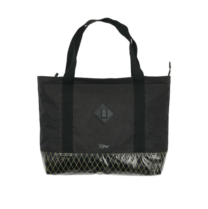 PALACE X-PAC COTTON CANVAS SHOPPER BAG BLACK