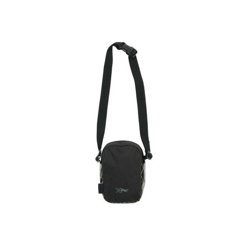 PALACE X-PAC COTTON CANVAS SHOT BAG BLACK