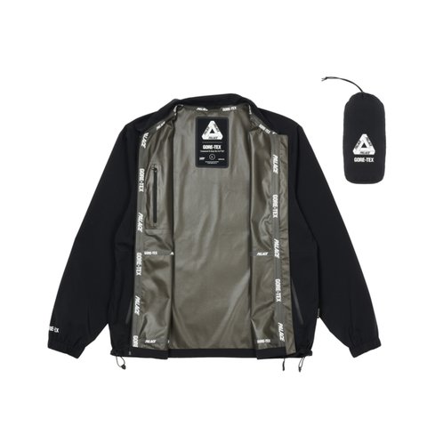 Palace GORE-TEX PACLITE COACH JACKET BLACK - Colorway