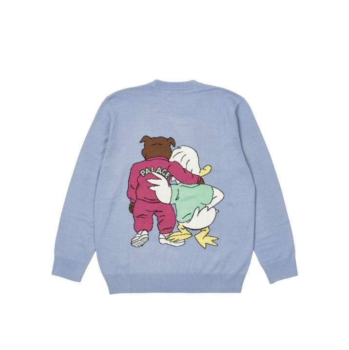 DOG AND DUCK KNIT BLUE