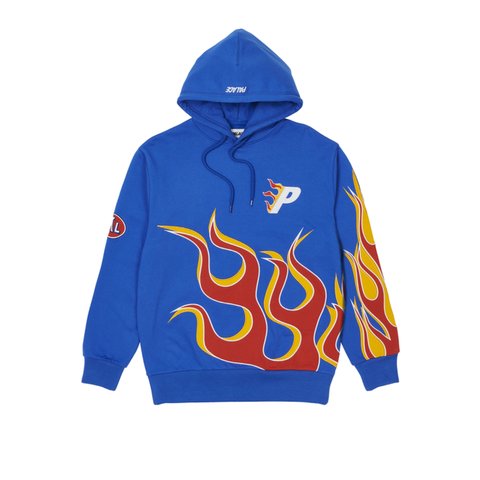FLAME HOOD BLUE