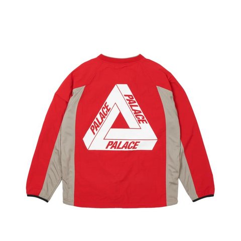 SHELL PULLOVER JACKET RED