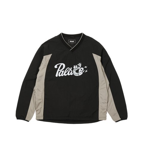 SHELL PULLOVER JACKET BLACK