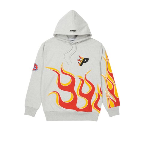 FLAME HOOD GREY MARL