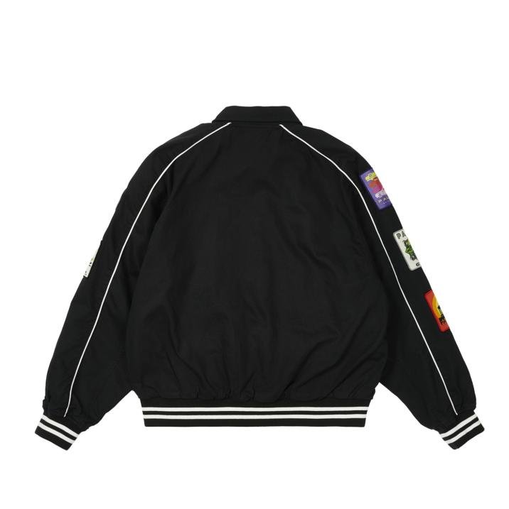 PATCHES COTTON BOMBER BLACK