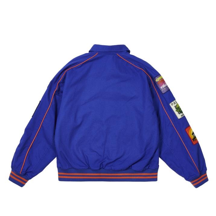 PATCHES COTTON BOMBER ROYAL BLUE
