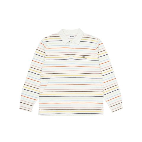 TERRY STRIPE LONGSLEEVE WHITE
