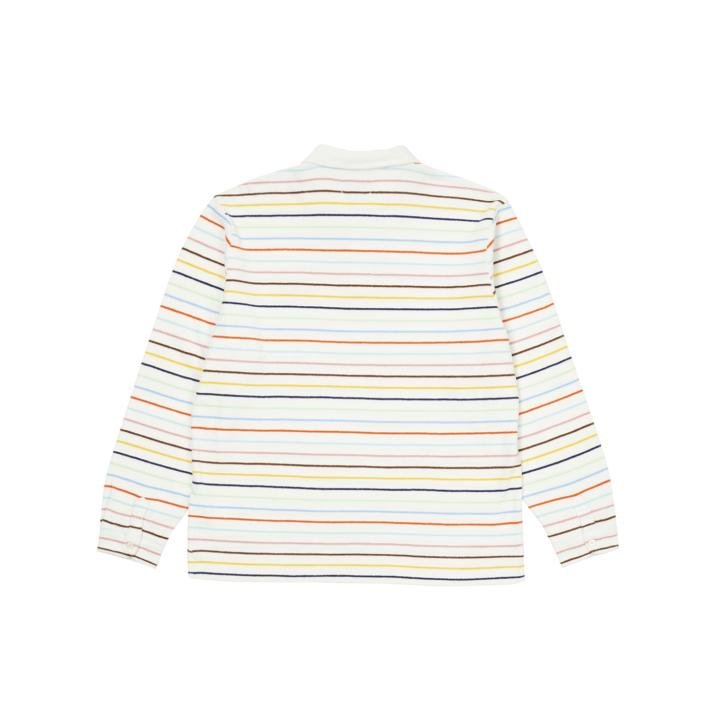 TERRY STRIPE LONGSLEEVE WHITE