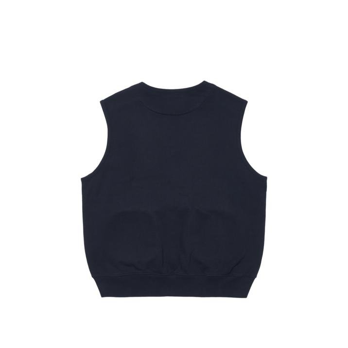 PALACE LONDON SWEAT GILET NAVY