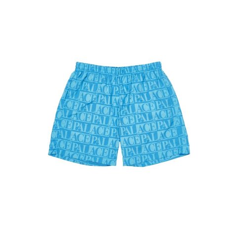 DOMINO PRINT SWIM SHORTS BLUE