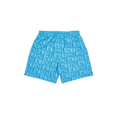 DOMINO PRINT SWIM SHORTS BLUE