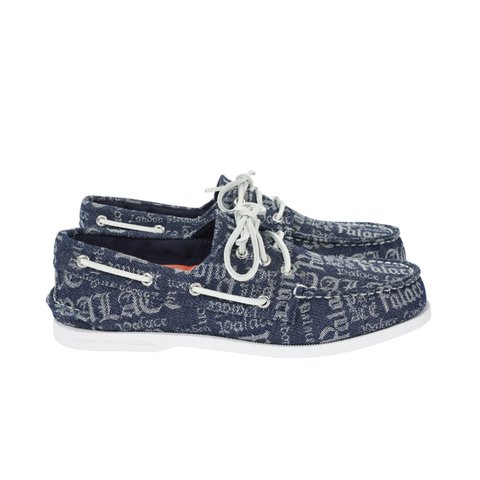 PALACE SPERRY CLOUD AUTHENTIC ORIGINAL 3 EYE DENIM BOATSHOE INDIGO