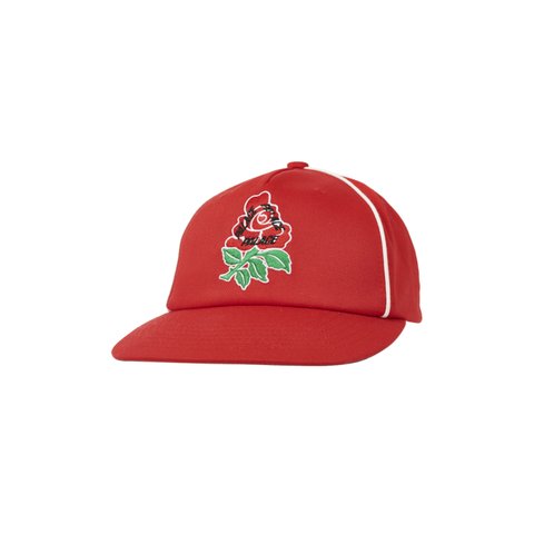 ENGLISH ROSE 5-PANEL RED