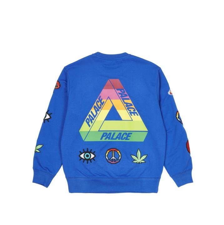 MIXED MEDIA BITMAP CREW BLUE