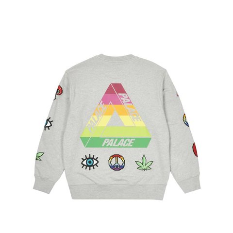 MIXED MEDIA BITMAP CREW GREY MARL