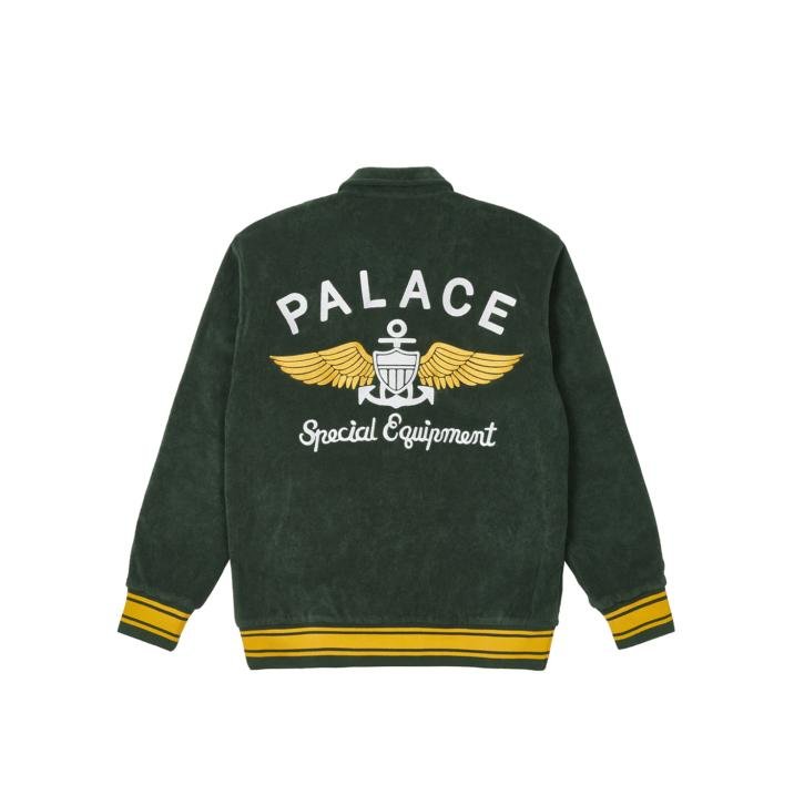 TOWELLING JACKET GREEN