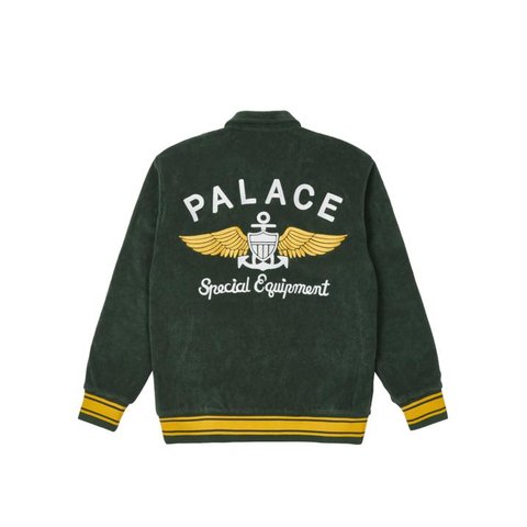 TOWELLING JACKET GREEN