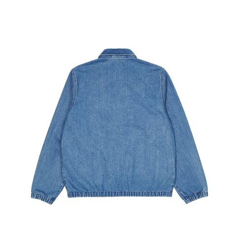 WASHED DENIM HARRINGTON STONE WASH