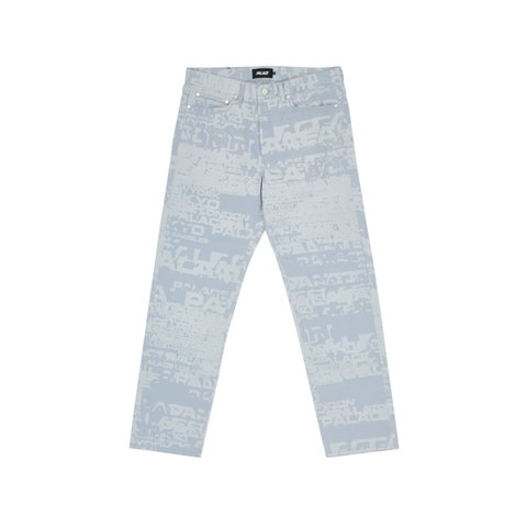 CITIES JACQUARD TROUSER BLUE